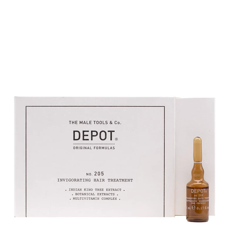 Depot Hair Treatments No. 205 Invigorating Hair Treatment 10x5ml - fiale anticaduta