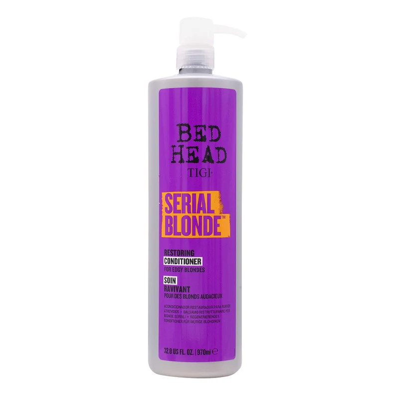 Tigi Bed Head Serial Blonde Restoring Conditioner 970ml - balsamo per capelli biondi
