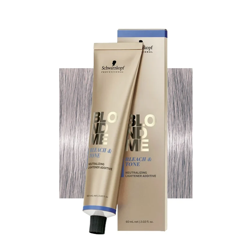 Schwarzkopf BlondMe Color Bleach&Tone Violet 60ml - additivo neutralizzante per schiaritura
