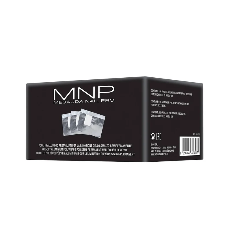My Nail Pro MNP Fogli Rimozione 100 fogli - fogli rimozione smalto