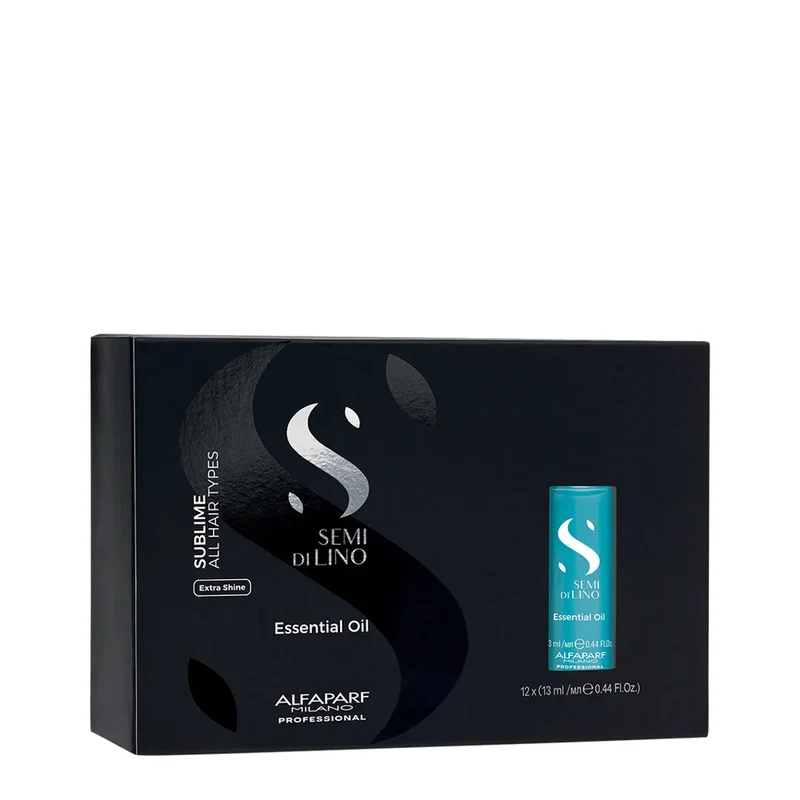 Alfaparf Milano Semi Di Lino Sublime Essential Oil 12x13ml - trattamento intensivo illuminante