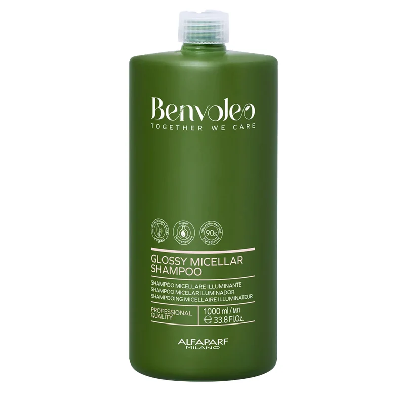 Alfaparf Milano Benvoleo Glossy Micellar Shampoo 1000ml - shampoo micellare illuminante