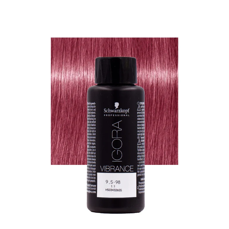 Schwarzkopf Igora Vibrance 9,5-98 Violet Red Toner 60ml - colorazione tono su tono