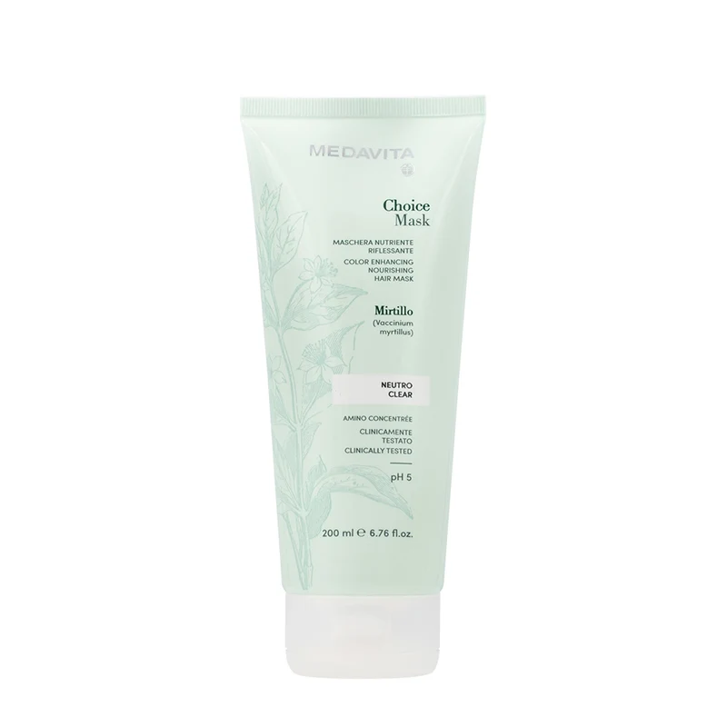 Medavita Lunghezze Choice Mask Clear 200ml - maschera nutriente riflessante neutro