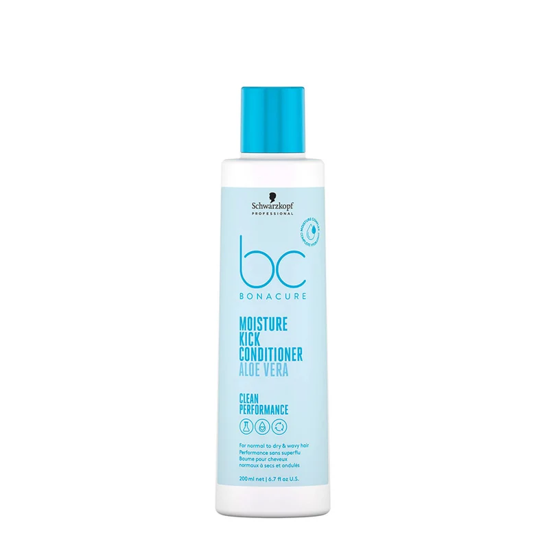 Schwarzkopf BC Bonacure Moisture Kick Conditioner Aloe Vera 200ml - balsamo per capelli secchi