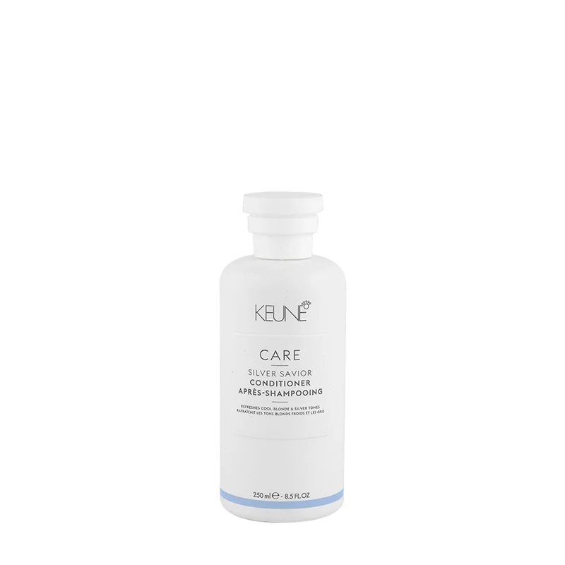 Keune Care Line Silver Savior Conditioner 250ml - balsamo antigiallo per capelli bianchi o biondi