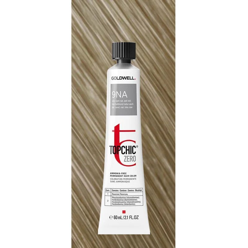 9NA Topchic Zero The Naturals Very Light Natural Ash Blonde Tb 60ml - colorazione permanente senza ammoniaca