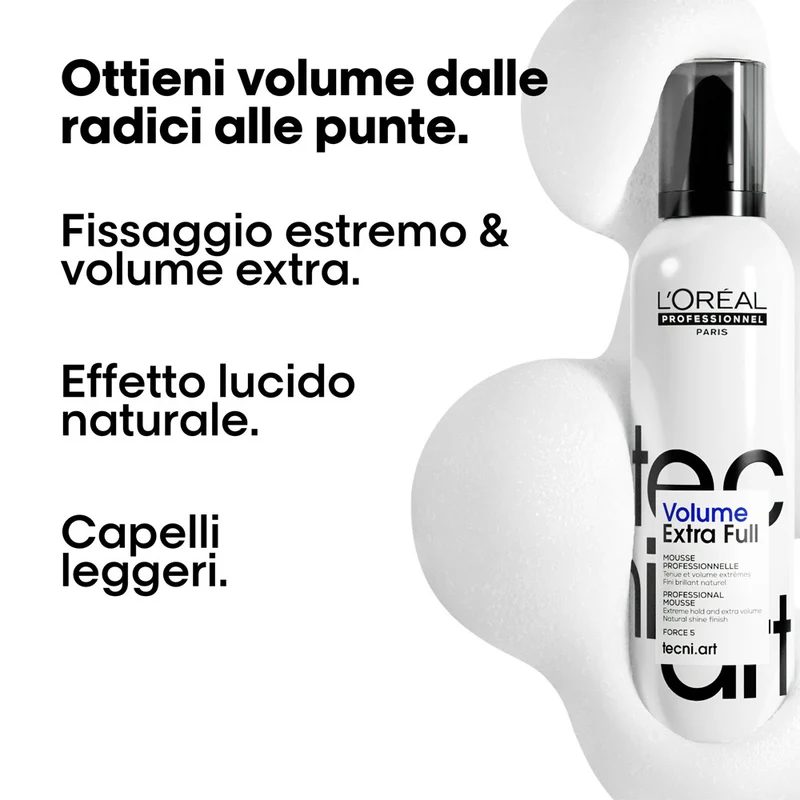 L'Oréal TecniArt Volume Extra Full Mousse 250ml - mousse volumizzante