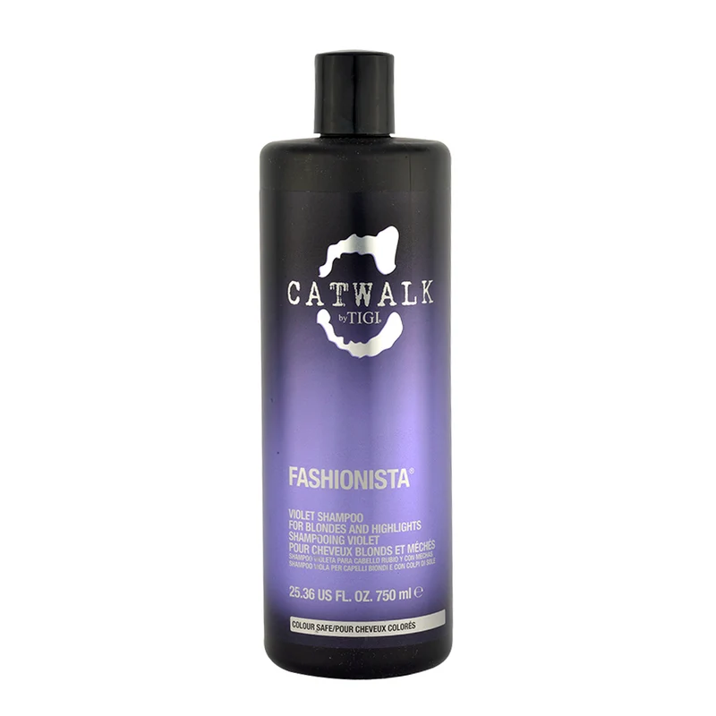 Tigi Catwalk Fashionista Violet Shampoo 750ml - shampoo antigiallo capelli biondi