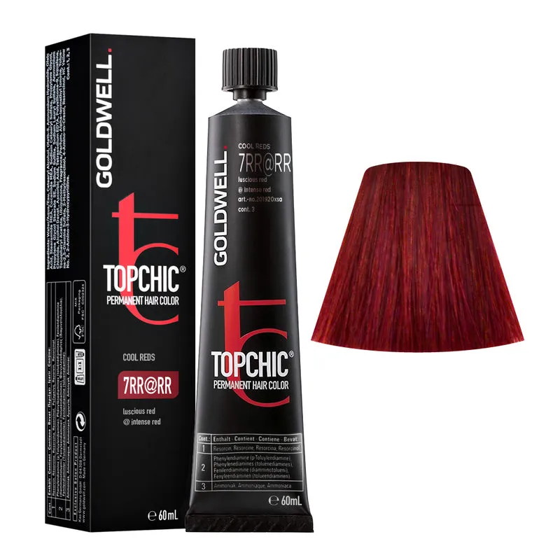 Goldwell Topchic Tube 7RR@RR Luscious Red Elumenated Intense Red 60ml - colore permanente in tubo