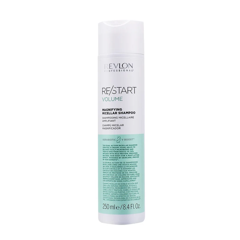 Revlon Restart Volume Magnifying Micellar Shampoo 250ml - shampoo volumizzante