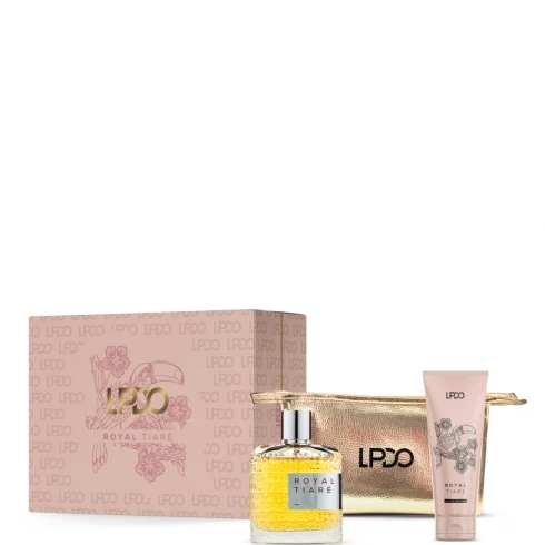 LPDO COFANETTO ROYAL TIARE EAU DE PARFUM + BAGNOSCHIUMA - Corrispondenza Intense Tiarè By Montale