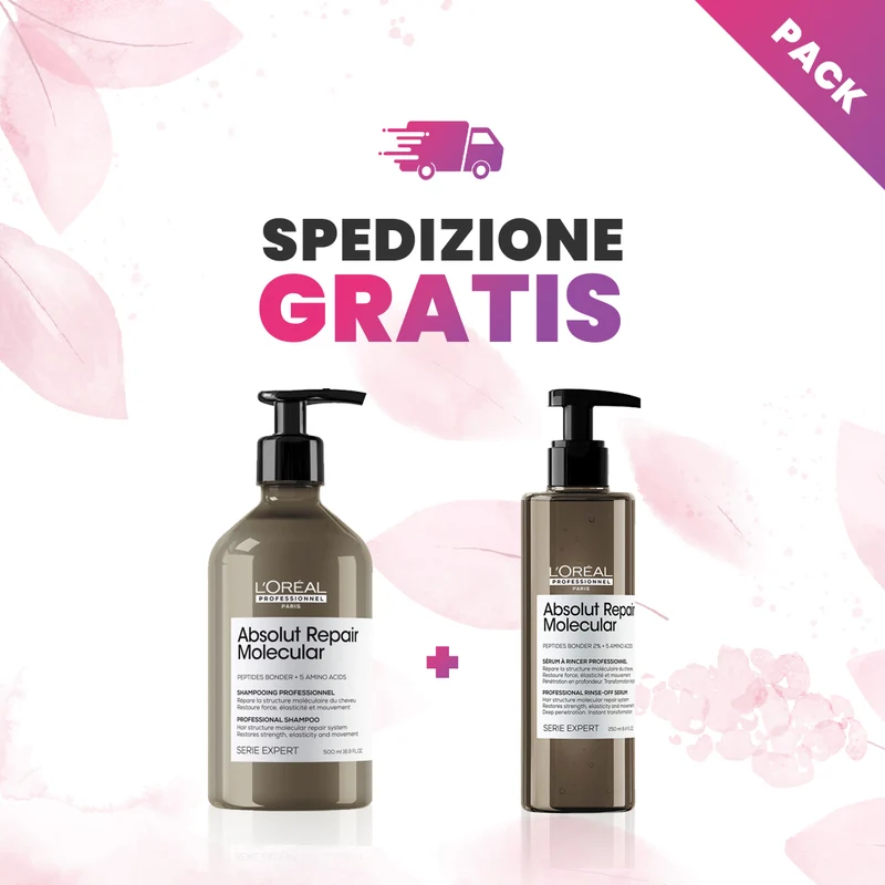 L'OREAL ABSOLUT MOLECULAR 300 ML + SIERO MOLECULAR 250 ML