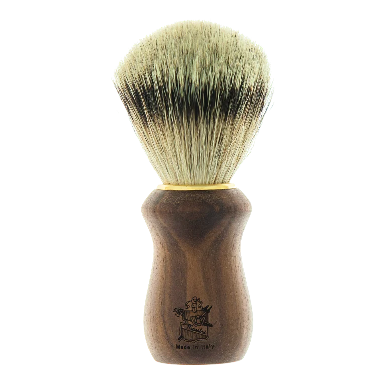 3VE GENTLEMEN'S BARBER CLUB PENNELLO BARBARA MANICO IN NOCE - PURO TASSO
