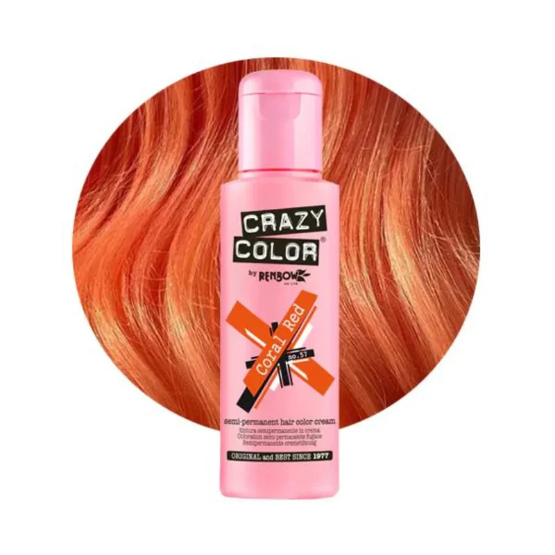 CRAZY COLOR - CORAL RED