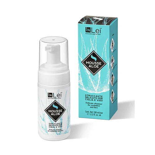 InLei "MOUSSE ALOE" struccante delicato per ciglia e viso 100ml