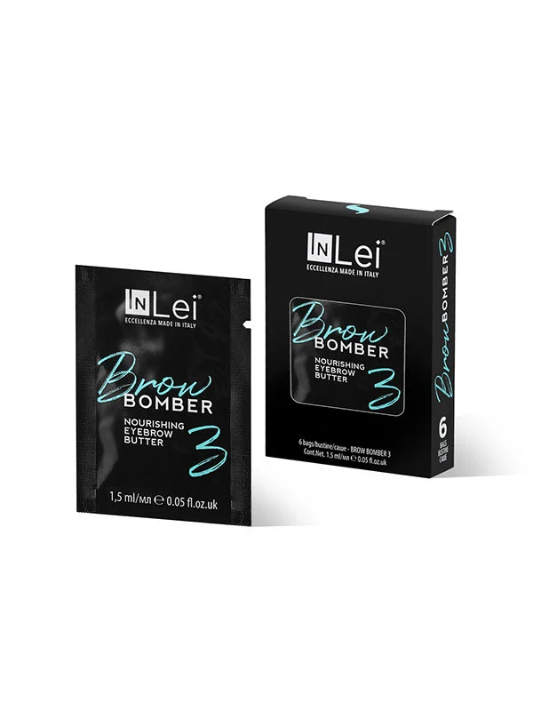 INLEI "BROW BOMBER 3 MONODOSE" BURRO NUTRIENTE PER SOPRACCIGLIA