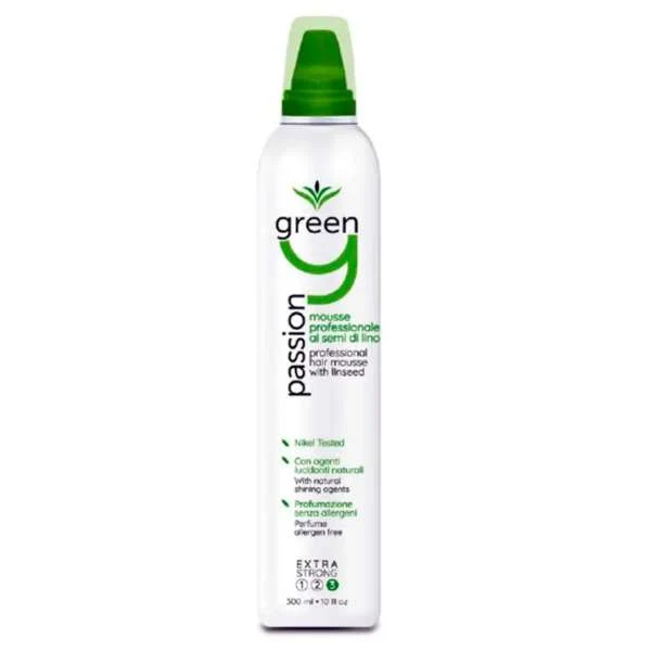 GREEN PASSION MOUSSE SEMI DI LINO EXTRA STRONG - 300ML