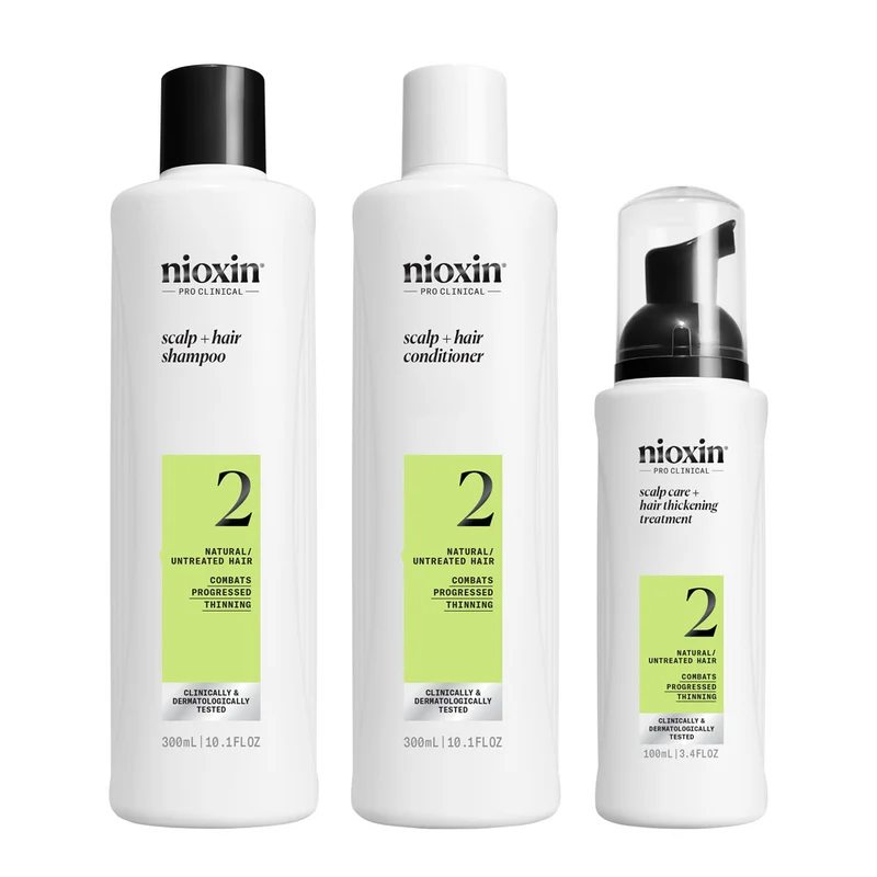 Nioxin Sistema 2 Kit Trifasico 300ml - kit anti assottigliamento avanzato