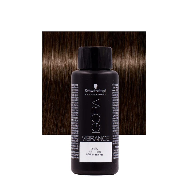 Schwarzkopf Igora Vibrance 3-65 Castano Scuro Cioccolato Dorato 60ml - colorazione tono su tono