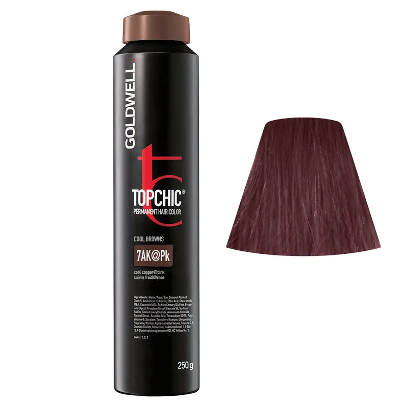 Goldwell Topchic Can 7AK@Pk Cool Copper Elumenated Pink 250gr - colore permanente in bombola