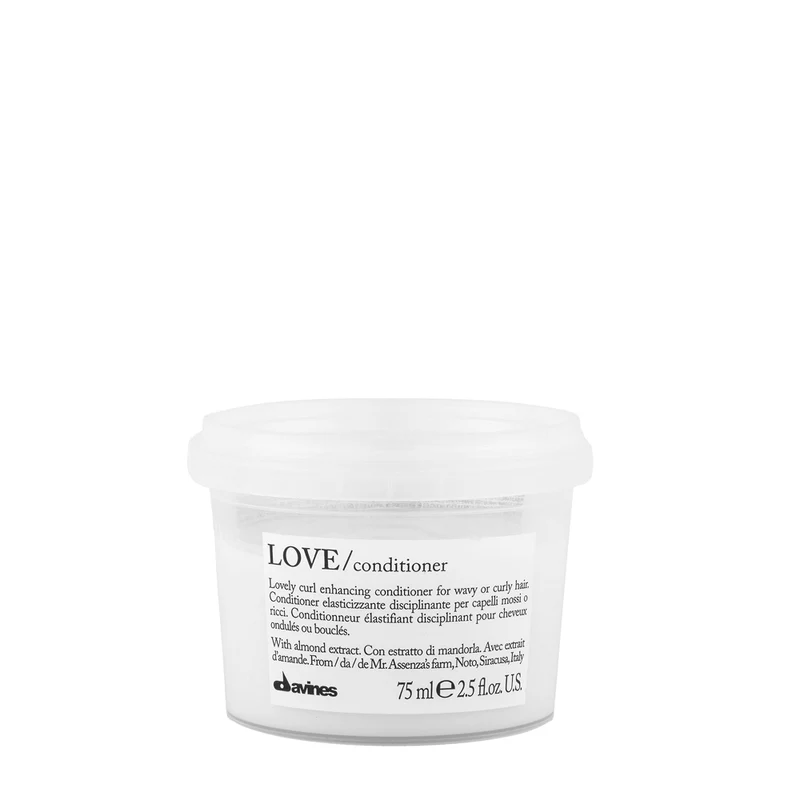 Davines Essential HairCare Love Curl Conditioner 75ml - balsamo elasticizzante per capelli ricci o mossi