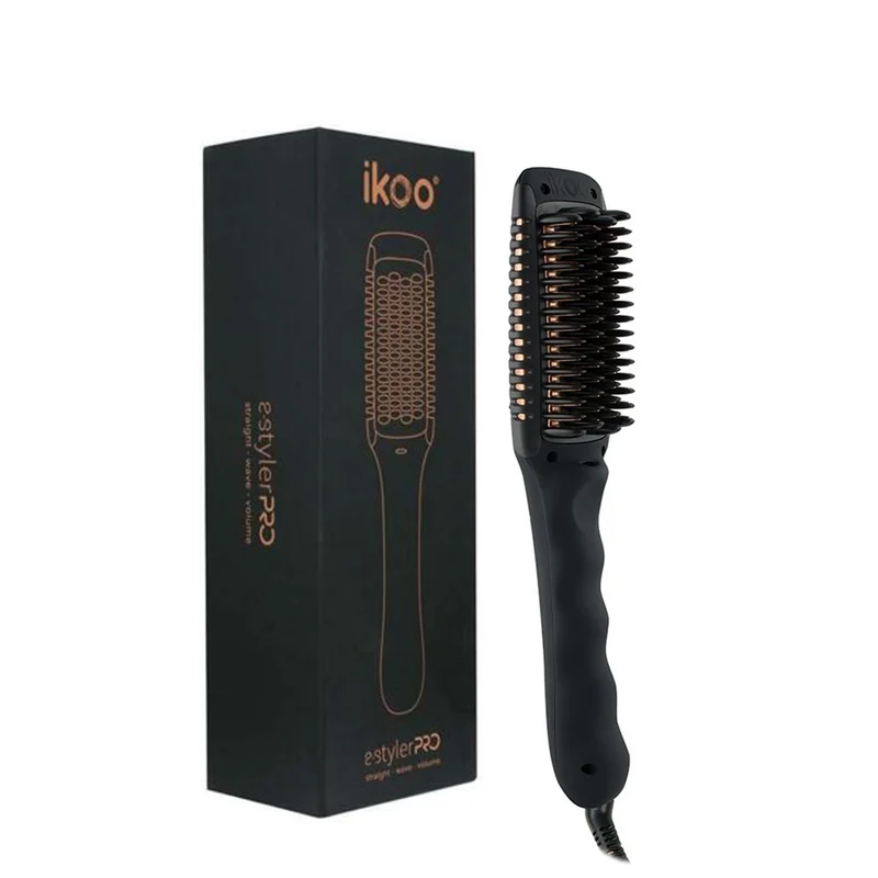 Ikoo E - Styler Pro Beluga Black - spazzola riscaldata