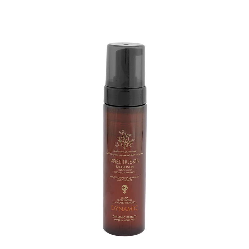 Tecna Preciouskin Sacha Inchi Antioxydant Organic Foam Wash Dynamic 200ml - mousse naturale corpo