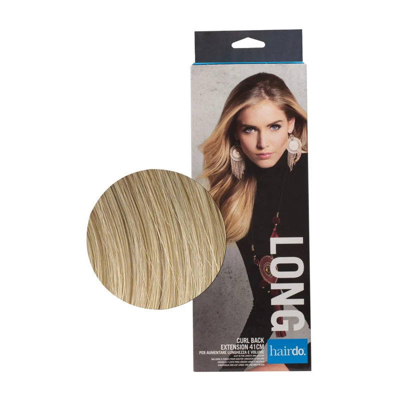 Hairdo Curl Back Extension Biondo Chiaro 41cm - extension onde e scalatura naturale