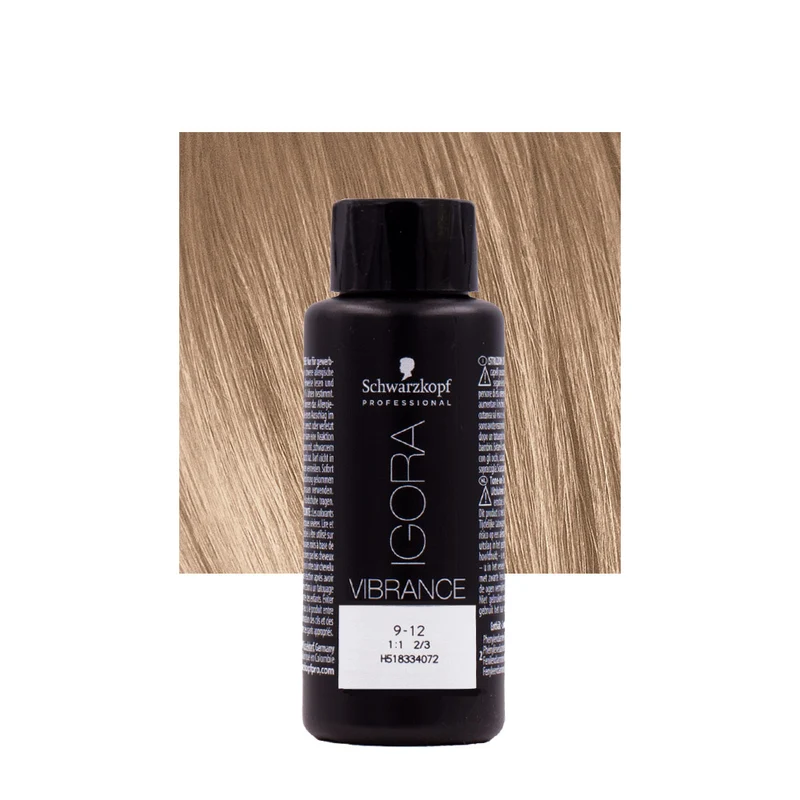 Schwarzkopf Igora Vibrance Tone on Tone 9-12 Biondo Chiarissimo Cendrè Cenere 60ml - colorazione tono su tono