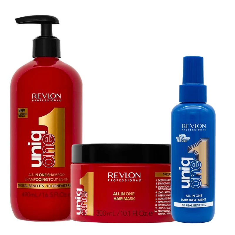 Uniq one All In One Shampoo 490ml Mask 300ml Mental Wellness Treatment Spray 150ml