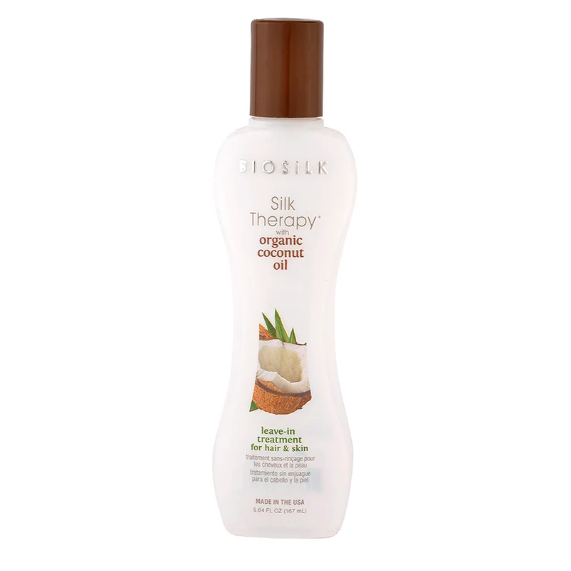 Biosilk Silk Therapy Coconut Oil Leave In Treatment Hair Skin 167ml - siero senza risciacquo