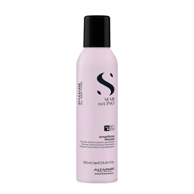 Alfaparf Milano Semi Di Lino Style&Care Amplifying Mousse 250ml - mousse capelli fini tenuta leggera