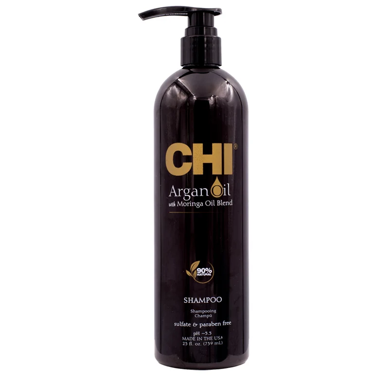 CHI Argan Oil Plus Moringa Oil Shampoo 739ml - shampoo idratante