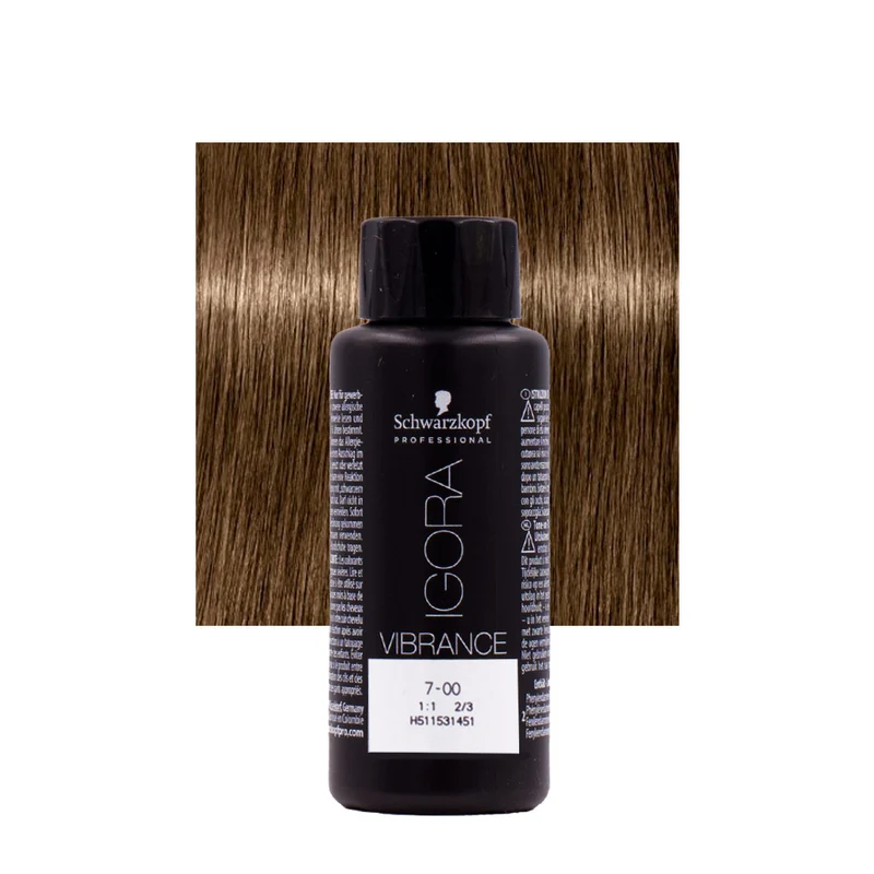 Schwarzkopf Igora Vibrance 7-00 Biondo Medio Naturale Extra 60ml - colorazione tono su tono