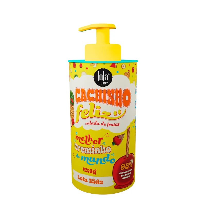 Lola From Rio Cacinho Feliz Salada De Frutas Creme de Pentear 450gr - crema definizione ricci per bambini