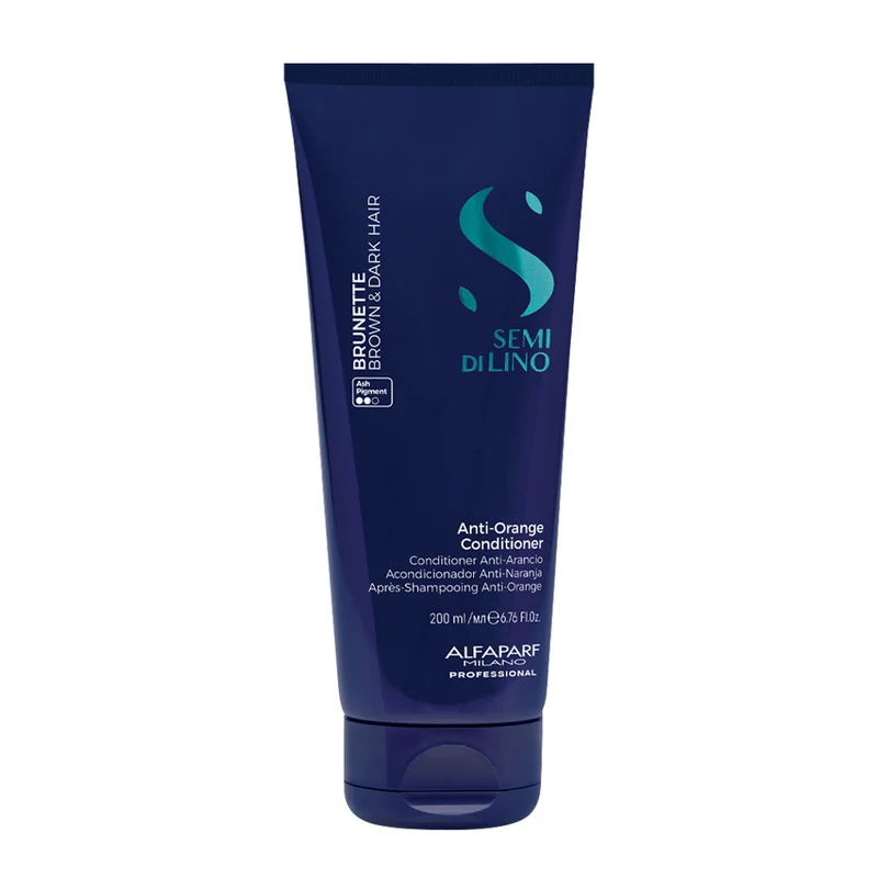Alfaparf Milano Semi di Lino Brunette Anti-Orange Conditioner 200ml - balsamo anti-arancio