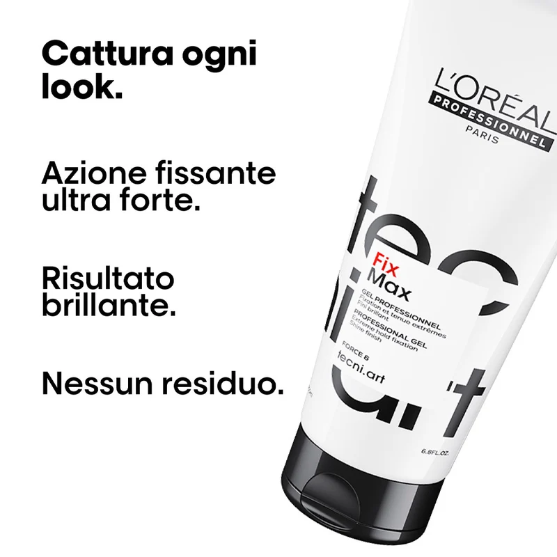 L'Oréal Tecni Art Fix Max Shaping Gel 200ml - gel tenuta estrema