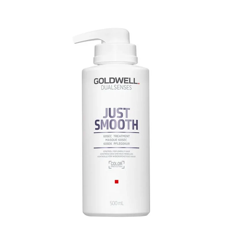 Goldwell Dualsenses Just Smooth 60Sec Treatment 500ml - trattamento per capelli indisciplinati e crespi