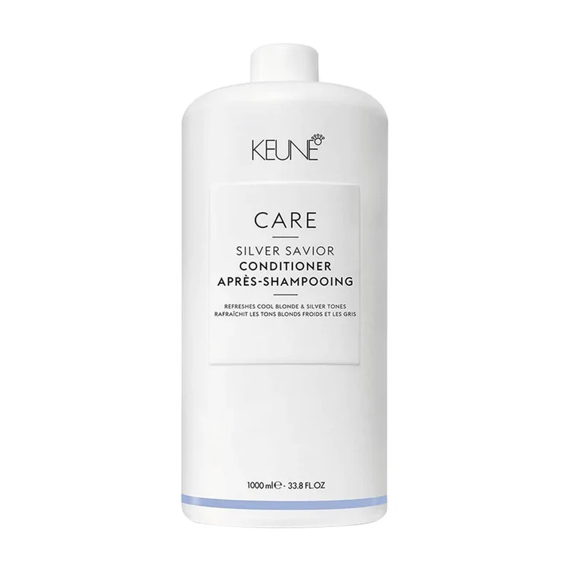 Keune Care line Silver Savior Conditioner 1000ml - balsamo antigiallo per capelli biondi