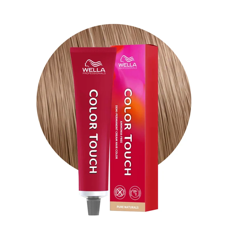Wella Color Touch Pure Naturals 8/05 Biondo Naturale Chiaro Mogano 60ml - colore semipermanente senza ammoniaca