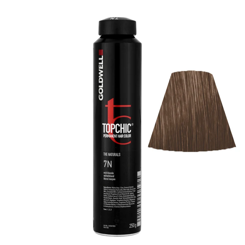 Goldwell Topchic Can 7N Medium Blonde 250gr - colore permanente in bombola