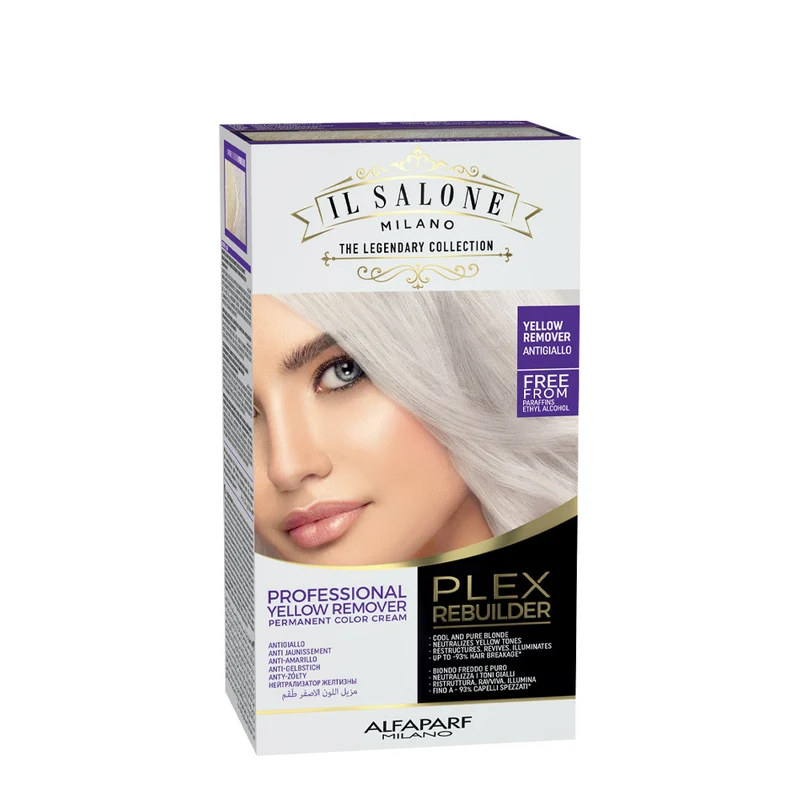 Alfaparf Milano Il Salone Plex Rebuilder Color Kit Yellow Remover - antigiallo