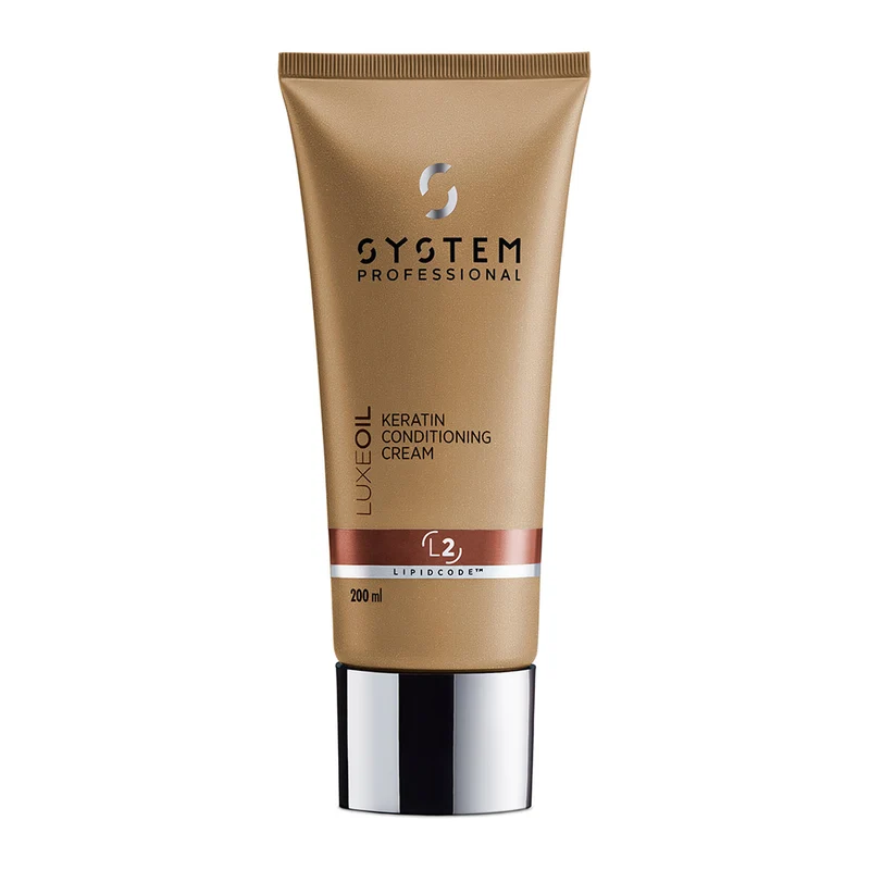 System Porfessional LuxeOil Keratin Conditioning Cream 200ml - balsamo anticrespo
