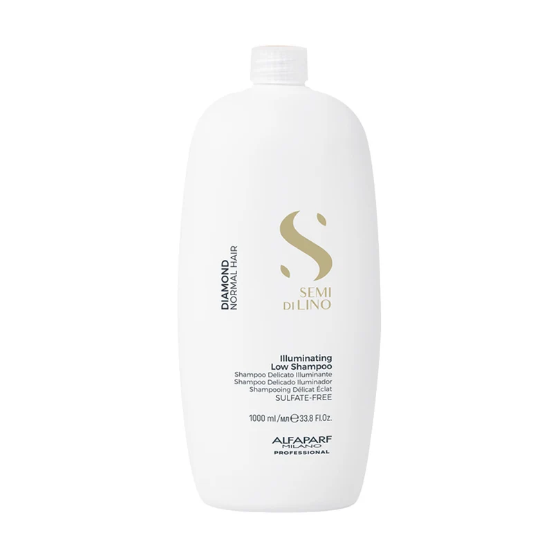 Alfaparf Milano Semi Di Lino Diamond Illuminating Low Shampoo 1000ml - shampoo delicato illuminante per capelli normali