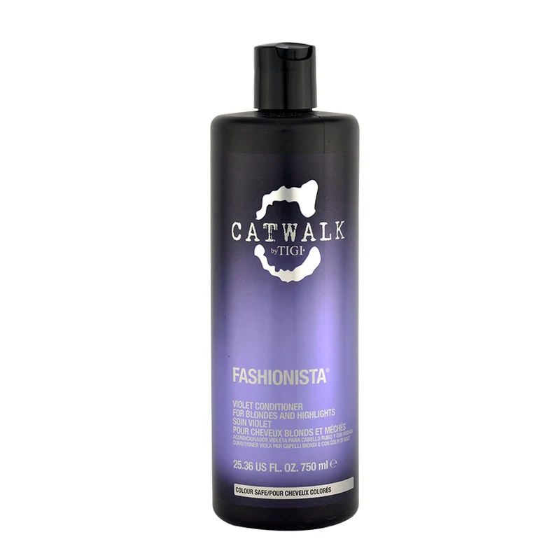Tigi Catwalk Fashionista Violet Conditioner 750ml - balsamo antigiallo capelli biondi