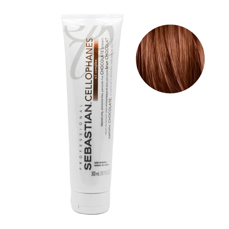 Sebastian Cellophanes Chocolate Brown 300ml - maschera colorante ristrutturante