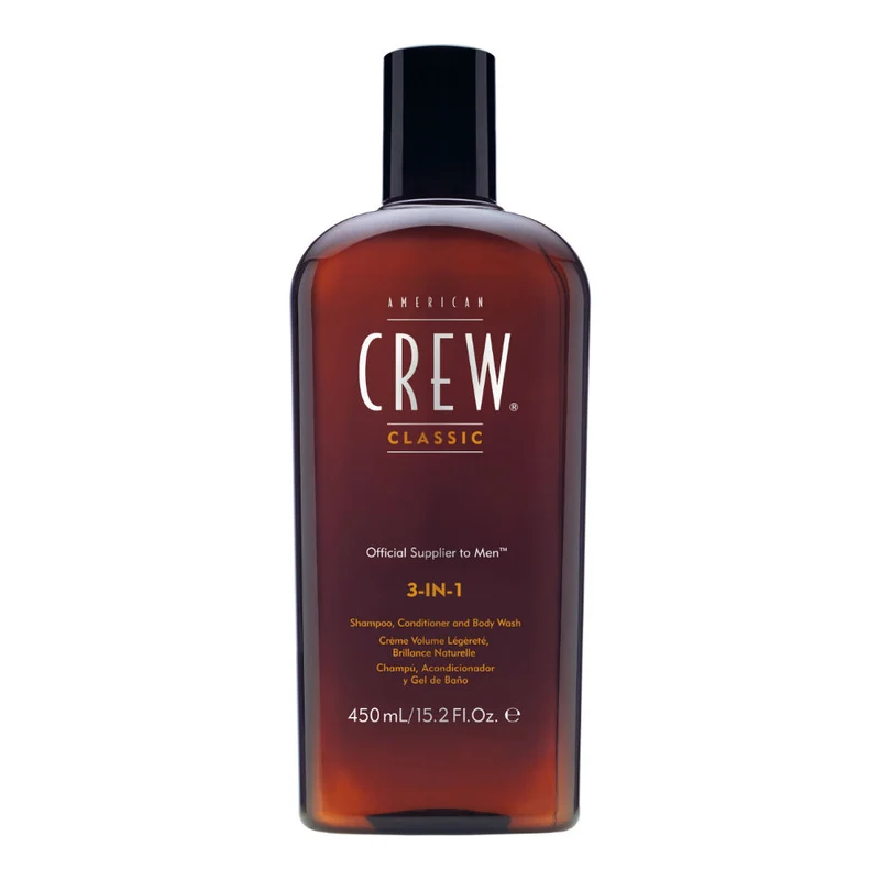 American Crew Classic 3 in 1 450ml - shampoo balsamo e bagnoschiuma