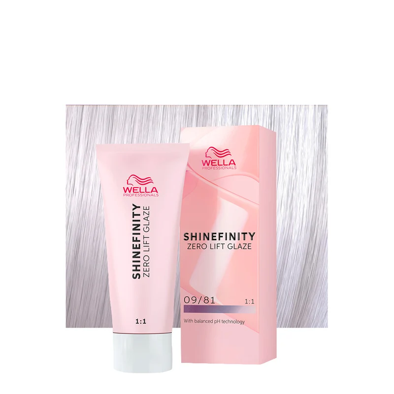 Wella Shinefinity Platinum Opal 09/81 Biondo Chiarissimo Perla Cenere 60ml - colore demi-permanente