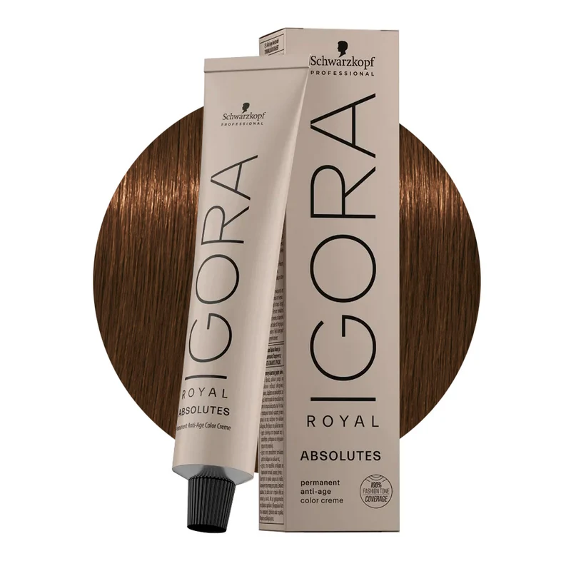 Schwarzkopf Igora Royal Absolutes 7-460 Biondo Medio Beige Cioccolato Naturale 60ml - colorazione permanente
